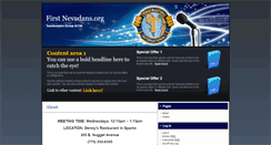 Desktop Screenshot of firstnevadans.org